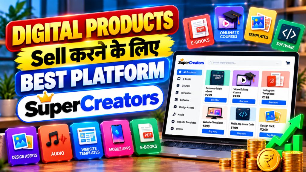 Digital Products Sell Karne Ke Liye Best Platform